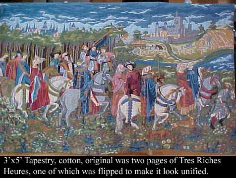 Tapestry from Tres Riches Heurs