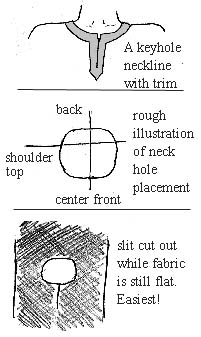 neck holes