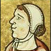 medieval man wearing a coif