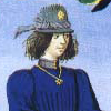 Medieval  man wearing a hat