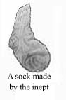 A terrible sock