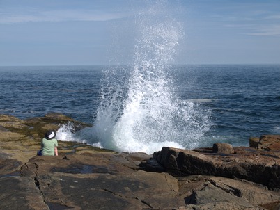 Schoodic splash